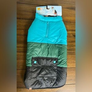 *NEW* LEGO Coat-Color Block Puffer Jacket-Medium Dog Coat-Dog Clothes-LEGO